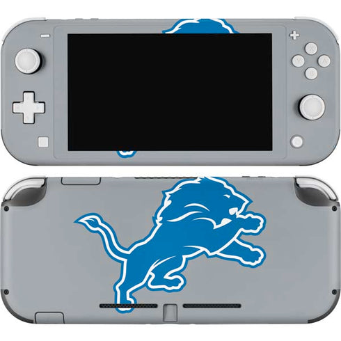 NFL Detroit Lions Large Logo Nintendo Switch Lite Skin